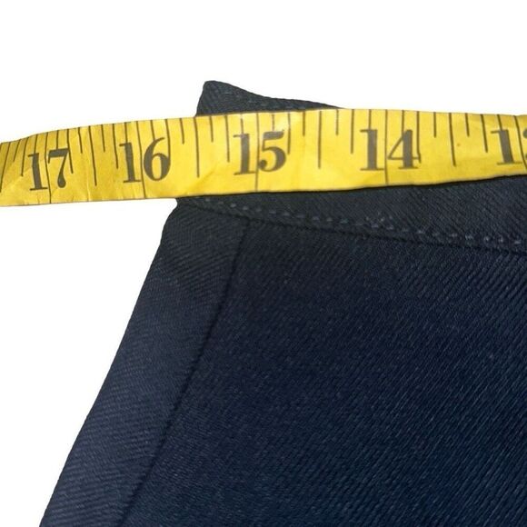 Lands' End Navy Box Pleat Above The Knee school Uniform Skirt LadiesNavy Size 7 - Picture 7 of 8